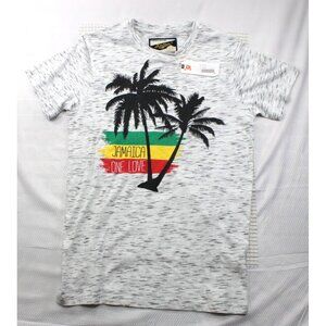 NWT Jamaica One Love Graphic Tee Shirt By Lifestyle Vintage Goods M
